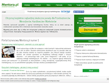 Tablet Screenshot of mentora.pl