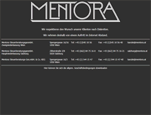 Tablet Screenshot of mentora.at